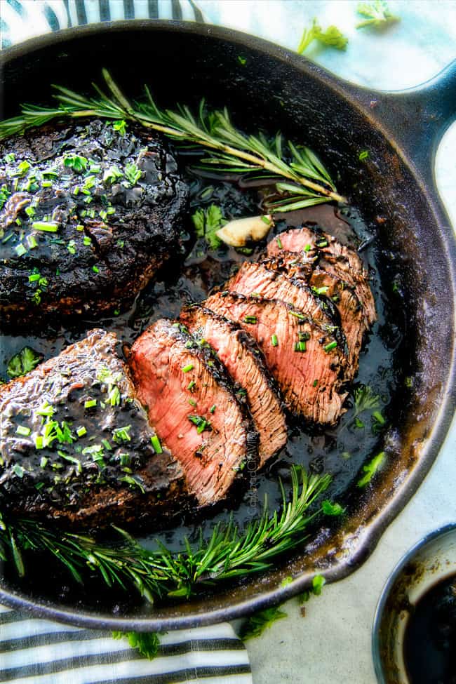 HOW TO MAKE THE BEST Pan Seared Steak (w/Balsamic Cream Sauce)